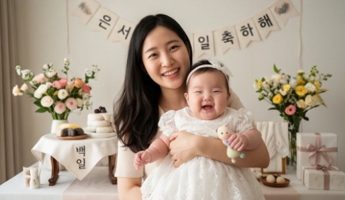 아주 프리미엄급 시그니처 성장 앨범 실물 느낌 이미지